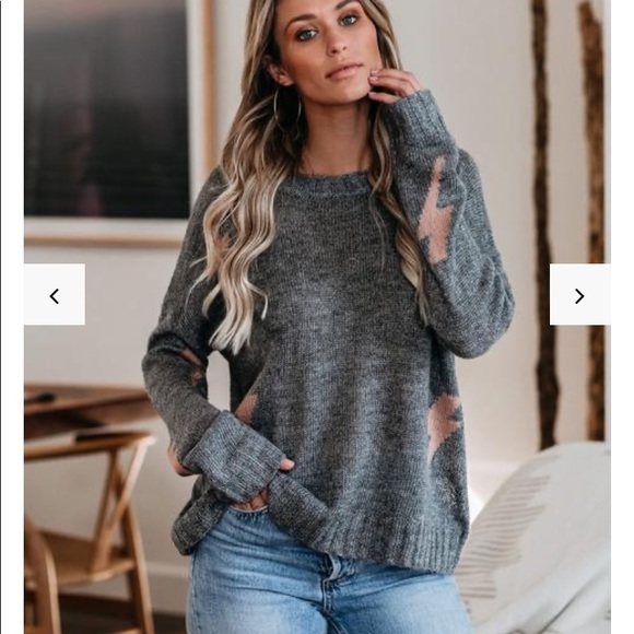 Time to Bolt Knit Sweater Vici - Picture 1 of 6